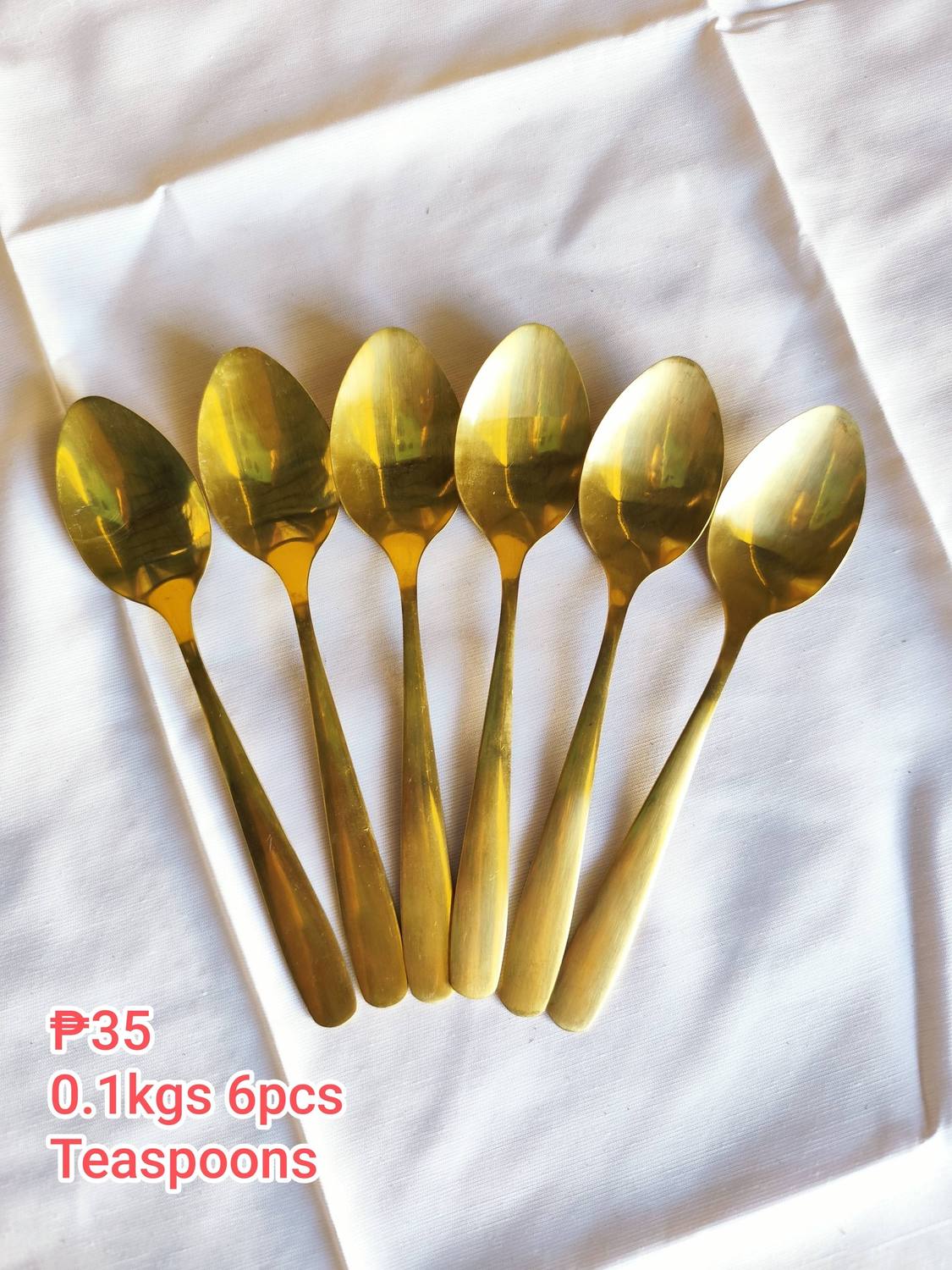 Gold Teaspoon Set