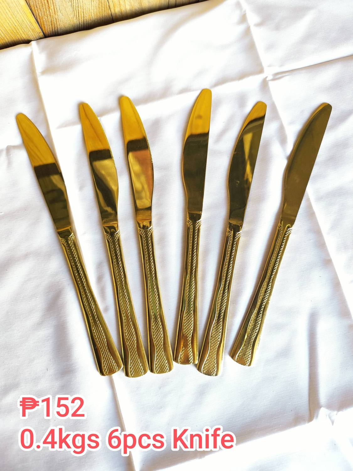 Gold Knife Set
